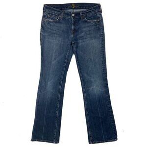7 For All Mankind Medium Wash Bootcut Jean